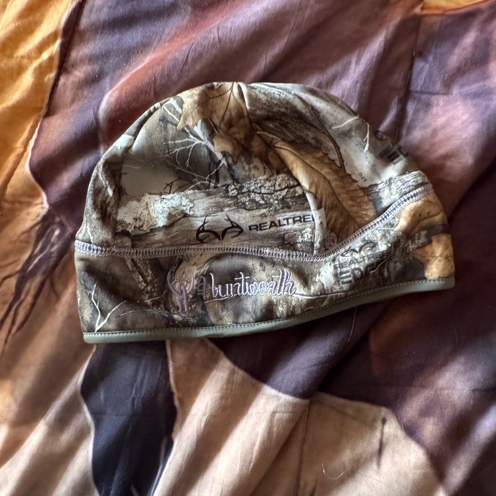 Realtree Multicolor Camo Beanie with Huntworth Embroidery